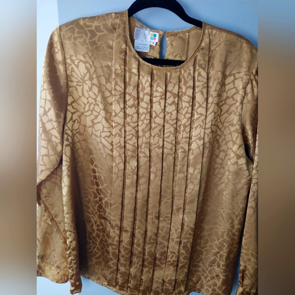 Retro gold blouse